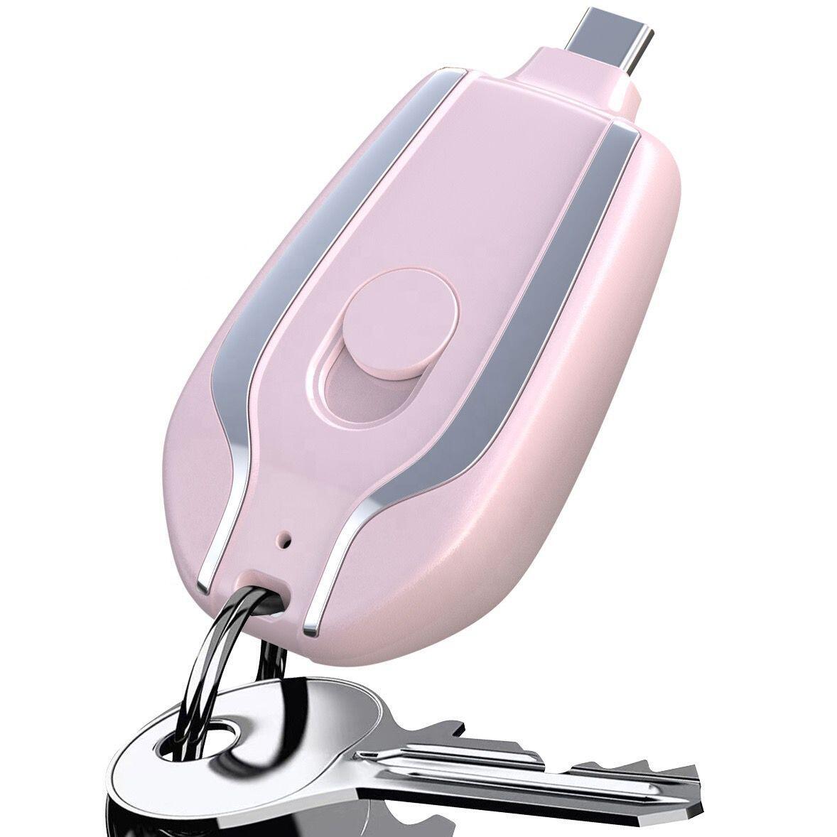 Emergency Charging Mini Keychain 1500mah Portable Power Bank