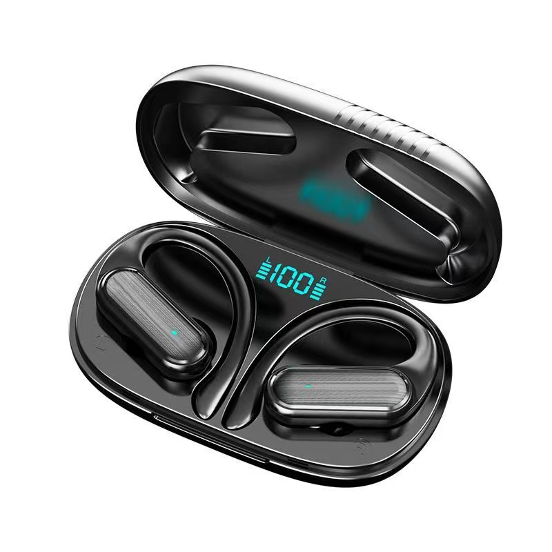 Bluetooth 5.3 Earbuds IPX7 Waterproof Earbuds True Wireless Open Ear Earbuds with Earhooks