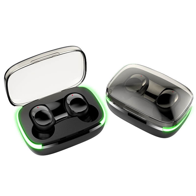 Y60 Comfortable Fit True Wireless Tws Earphone Earbuds with Cool Breathing Lights